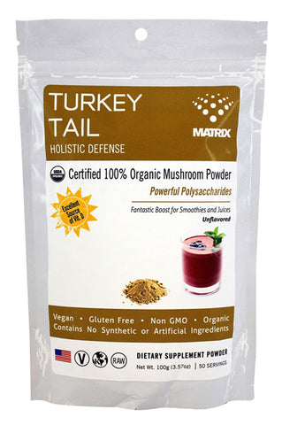 MUSHROOM MATRIX - Turkey Tail Organic Mushroom Powder