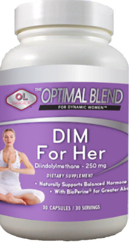 OL - Optimal Blend DIM for Her 250 mg - 30 Capsules