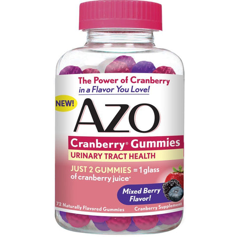 AZO - Cranberry Gummies Urinary Tract Health, Mixed Berry Flavor