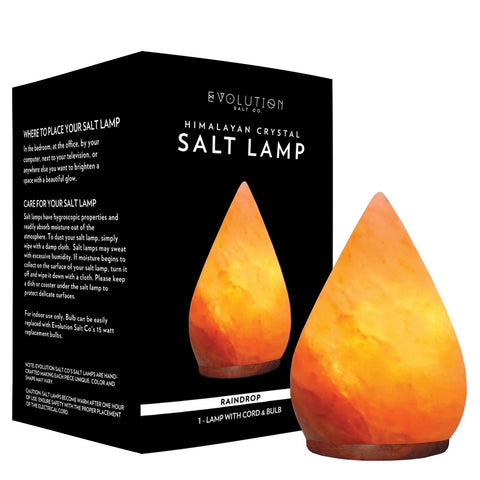 EVOLUTION - Himalayan Cystal Salt Lamp Raindrop