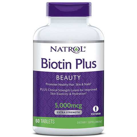 NATROL - Biotin Plus Beauty 5000 mcg