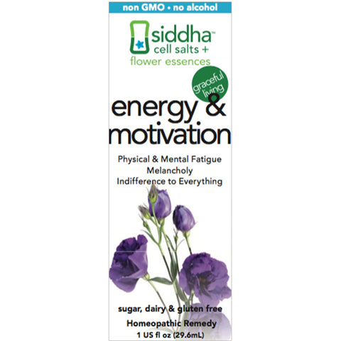 SIDDHA - Energy and Motivation Homeopathic Remedies