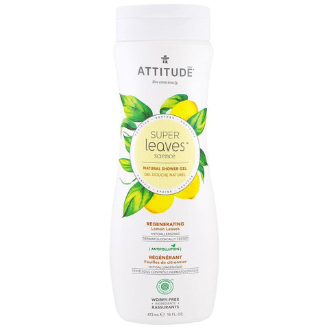 ATTITUDE - Natural Shower Gel Regenerating Lemon Leaves