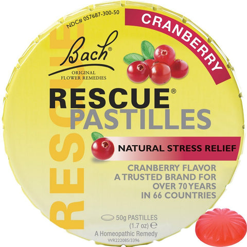 BACH - Natural Stress Relief Pastilles Cranberry Flavor