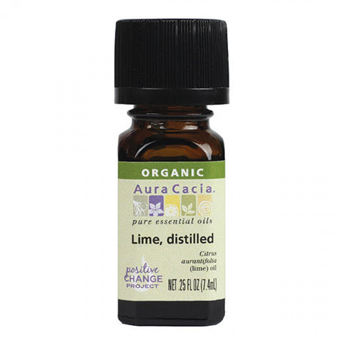 AURA CACIA - Organic Distilled Lime Essential Oil