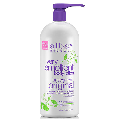 ALBA BOTANICA - Very Emollient Body Lotion Unscented Original