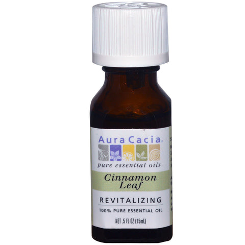 AURA CACIA - 100% Pure Essential Oil Cinnamon Leaf Revitalizing