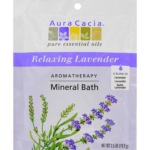 AURA CACIA - Aromatherapy Mineral Bath, Relaxing Lavender