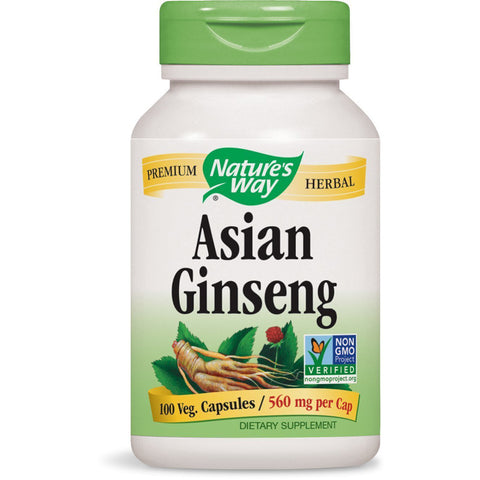 NATURES WAY - Asian Ginseng Root 560 mg