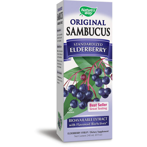 NATURES WAY - Original Sambucus Syrup Standardized Elderberry