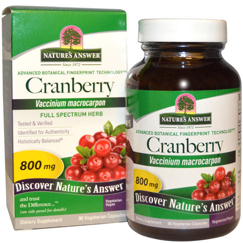 Natures Answer Cranberry Fruit 800 mg