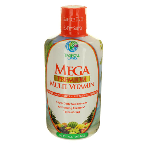 TROPICAL OASIS - Mega Premium Liquid Multivitamin and Mineral Supplement