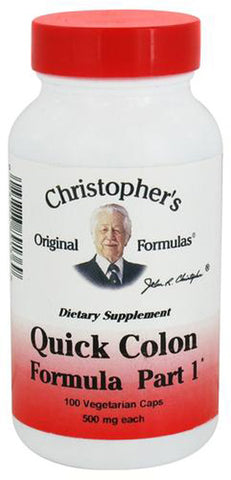 Christophers Original Formulas Quick Colon Formula Part 1