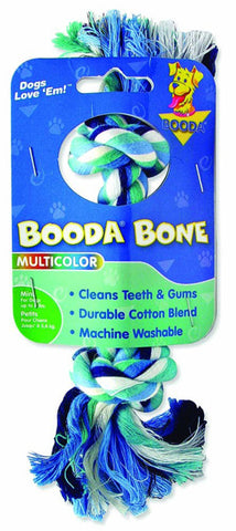 Booda 2 Knot Rope Bone Multicolor Extra Small