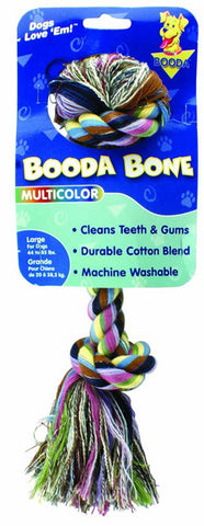 Booda 2 Knot Rope Bone Multicolor Large