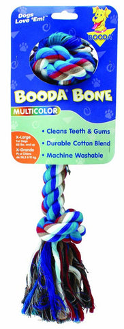 Booda 2 Knot Rope Bone Multicolor Extra Large