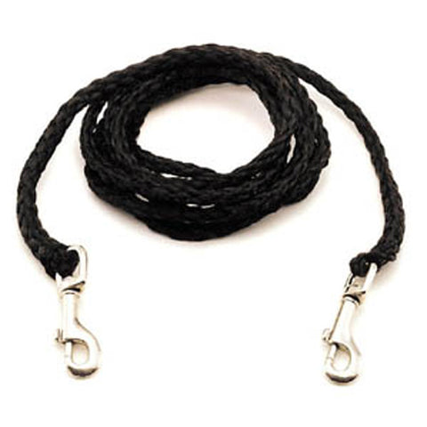 Nylon Poly Dog Tie-Out Black