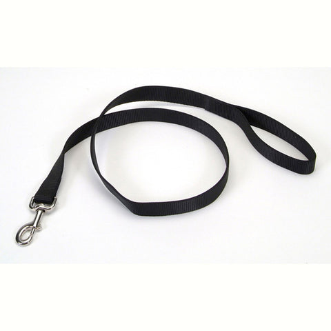 Nylon Single Layer Dog Lead Black