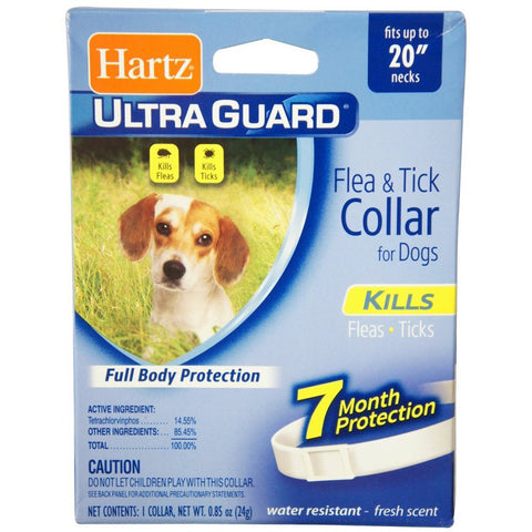 HARTZ - Ultra Guard Flea & Tick Collar for Dogs White