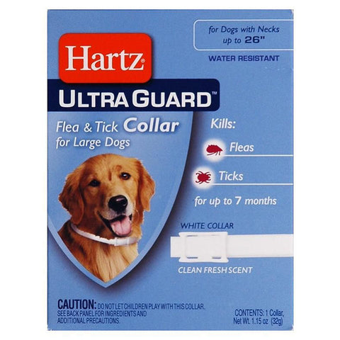 HARTZ - Ultra Guard Flea & Tick Collar for Dogs White