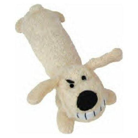 Loofa Assorted Colors Plush Dog Toy 6 Inch Mini