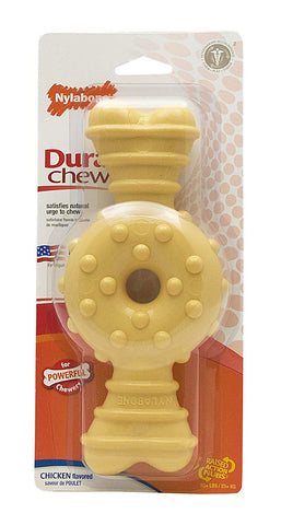 POWER CHEW - Textured Ring Bone Chicken Dog Chew Toy Souper