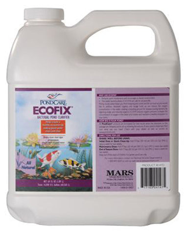 Aquarium Pharmaceuticals - PondCare Ecofix Bacterial Pond Clarifier - 64 fl. oz.