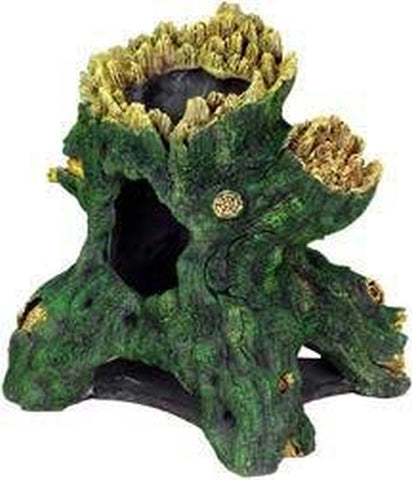 Blue Ribbon - Resin Ornament Jumbo Hollow Tree Stump