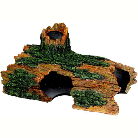 Blue Ribbon - Resin Ornament Hollow Log