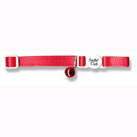 Coastal Pet Products - Nylon Adjustable Breakaway Cat Collar Red