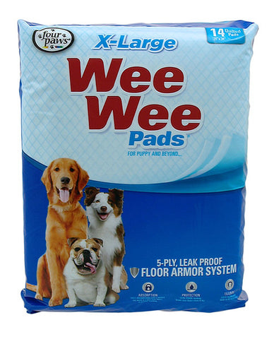 FOUR PAWS - Wee-Wee X-Large Pads 28" x 34"