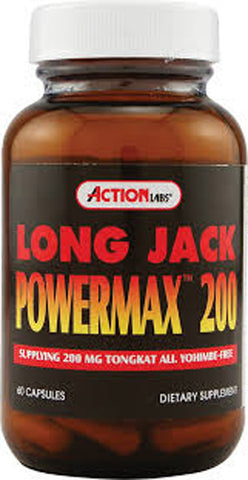 Action Labs - Long Jack Power Max 200 - 60 Capsules