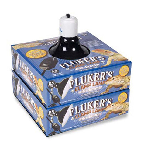 Fluker Labs - Repta-Clamp Lamp  Ceramic with Dimmer Switch - 8.5 Inch