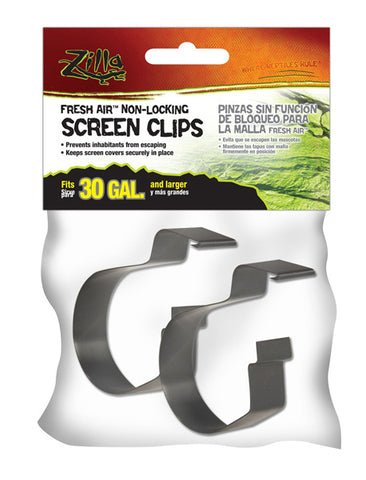 ZILLA - Fresh Air Non-Locking Screen Clips Large