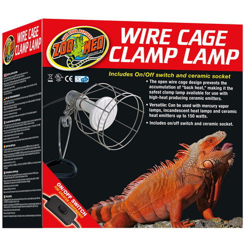 ZOO MED - Wire Cage Clamp Lamp