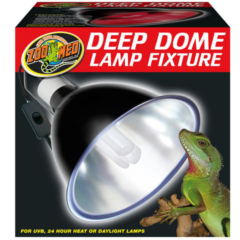 ZOO MED - Deep Dome Lamp Fixture Black