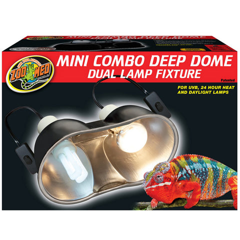 ZOO MED - Mini Combo Deep Dome Lamp Fixture