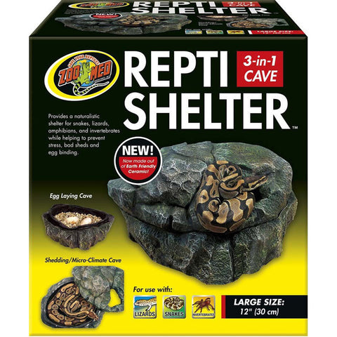 ZOO MED - Repti Shelter 3 In 1 Cave Large