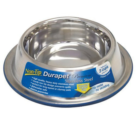 OUR PETS COMPANY - Durapet Non-Tip Bowl - Medium