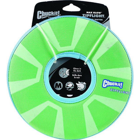 CHUCKIT - ZipFlight Max Glow Fetch Toy Medium