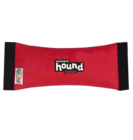 OUTWARD HOUND - FireHose Squeak N' Fetch Dog Toy Red Medium