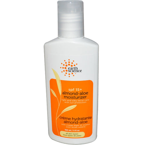 EARTH SCIENCE - Almond-Aloe Facial Moisturizer SPF15