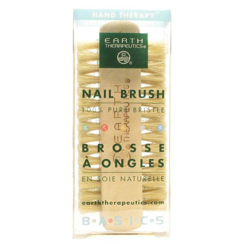 EARTH THERAPEUTICS - Genuine Bristle Nail Brush