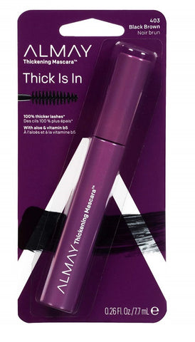 ALMAY - One Coat Nourishing Thickening Mascara 403 Black Brown