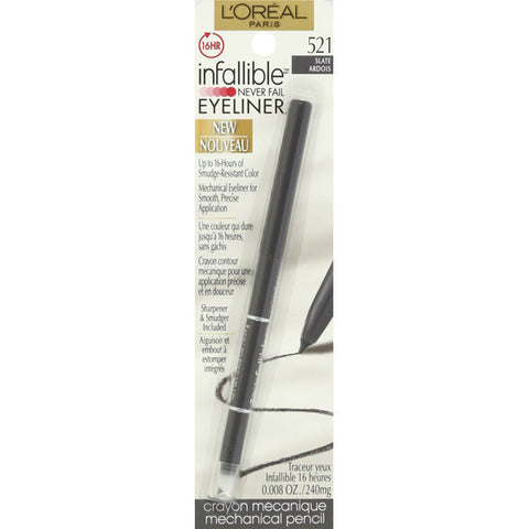 L'OREAL - Infallible Never Fail Eyeliner 521 Slate