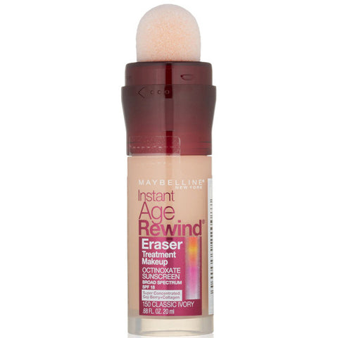 MAYBELLINE - Instant Age Rewind Eraser Treatment Makeup 150 Classic Ivory - 0.68 fl. oz. (20 ml)