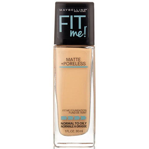 MAYBELLINE - Fit Me Matte + Poreless Foundation 125 Nude Beige