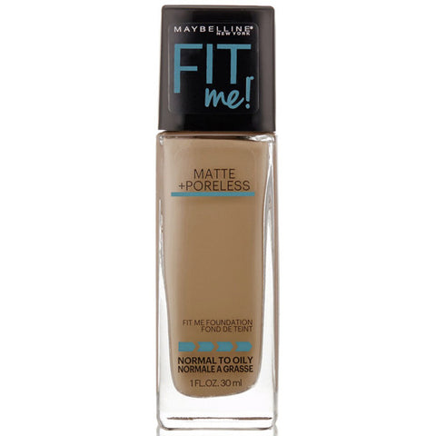 MAYBELLINE - Fit Me Matte + Poreless Foundation 128 Warm Nude