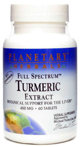 Planetary Herbals Turmeric Extract Full Spectrum