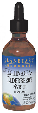 Planetary Herbals Echinacea Elderberry Syrup Liquid